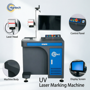 เครื่องยิงเลเซอร์ UV อัตโนมัติไฮเทค - ระบบ CNC ความแม่นยำสูงแบบตั้งโต๊ะ ระบายความร้อนด้วยน้ำ รองรับซอฟต์แวร์ EZCAD รองรับไฟล์ DXF/PLT/BMP - Product Image 1