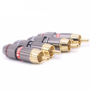 Connecteurs <span class=keywords><strong>RCA</strong></span> mâles Monster YIVO XSSH OEM personnalisables, de bonne qualité, en laiton plaqué or, pour câble audio HiFi. - Product Image 6