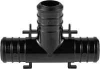 Raccords PEX à sertir en PPSU de 3/4 po (10 de chaque) – Combinaisons de tés, coudes et manchons (filetage NPT, tête hexagonale) pour plomberie