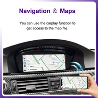 Écran multimédia automobile sans fil CarPlay Android Auto 8,8 pouces pour BMW Série 5 E60/E61 & Série 6 E62/E63 Linux 2006-2011 CCC/CIC