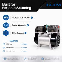 Haute qualité 150W sans huile DC12V Mini pompe à vide HC100D compresseur à piston pour l'usinage de la source d'alimentation