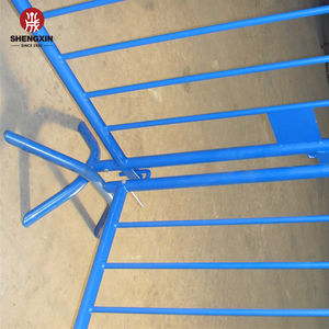 Barrières de sécurité en acier de résistance aux chocs de haute qualité barrière de contrôle des foules barrière temporaire galvanisée ou enduite de poudre de barricade - Product Image 6