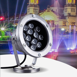 สแตนเลสสตีล LED ไฟสระว่ายน้ำ IP68 กันน้ำกลางแจ้งโคมไฟสระว่ายน้ำชิปคอบ ดีซี 12V แบบพกพา 5000K แสงกลางวันรีโมทคอนโทรล - Product Image 2