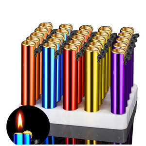 Wholesale Refillable Windproof <b>Lighters</b> in Bulk <b>Custom</b> Multi-Color for Advertising - Product Image 1