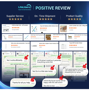 Persianas Enrollables Motorizadas Inteligentes MYQ con WiFi, Batería Integrada, Control Remoto, Compatibles con Alexa y la Aplicación <span class=keywords><strong>Tuya</strong></span>, para Dormitorio y Sala de Estar - Product Image 6