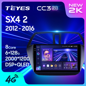 TEYES CC3 2K Lettore DVD per Auto per <span class=keywords><strong>Suzuki</strong></span> <span class=keywords><strong>SX4</strong></span> 2 2012-2016, Stereo Auto da 9 Pollici con Lettore DVD Video Audio e Telecamera di Retromarcia - Product Image 5