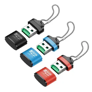 Mini lecteur de carte Micro SD TF USB 2.0 lecteur de carte mémoire pour téléphone portable adaptateur USB haute vitesse pour accessoires d'ordinateur portable