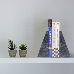 Eastommy estante de mármore natural ET-670302, estante <span class=keywords><strong>para</strong></span> livros, mármore polido decorativo (conjunto de <span class=keywords><strong>2</strong></span>) decoração de home office e prateleira - Product Image 2