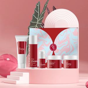 Private Label Skin <b>Care</b> Products Manufacturer Facial Moisturizing Repairing Anti Age Pink Firming Skin <b>Care</b> Set - Product Image 1
