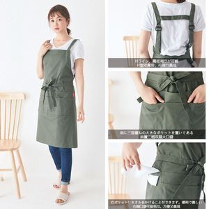 Tablier de cuisine japonais magnifique sans manches en lin et coton, personnalisé avec logo, 100 % coton, pour la cuisson – Vente en gros - Product Image 3