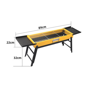 <span class=keywords><strong>Mini</strong></span> Parrilla de barbacoa <span class=keywords><strong>portátil</strong></span> para interiores y exteriores, parrilla de acero inoxidable gruesa sin humo, <span class=keywords><strong>asador</strong></span> de Camping recubierto de polvo - Product Image 3
