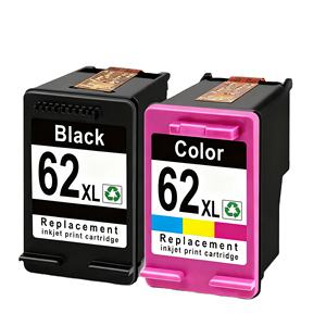 Cartouche remanufacturée ShinColor pour remplacement de cartouche pour <span class=keywords><strong>HP</strong></span> 62XL Envy 5540/5640 <span class=keywords><strong>Officejet</strong></span> <span class=keywords><strong>5740</strong></span> à base de colorants avec garantie de 24 mois - Product Image 1