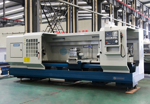 LUZHONG Heavy Duty CK6180F <span class=keywords><strong>Machine</strong></span> de tour CNC horizontale Structure à lit plat GSK Control Prix compétitif pour le traitement des métaux - Product Image 2