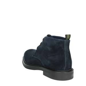 Bottines à lacets pour homme, bleu, taille 45, daim, mode décontractée - Product Image 2