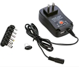 3-12 V Power Supply Ac Dc Adapter Power Supply 30 W With 6 Pieces Removable Adapter Tips