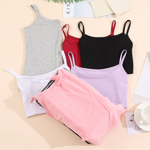 Top estivo da <span class=keywords><strong>donna</strong></span> Top Short Slim in tessuto a maglia traspirante stile tinta unita Top da <span class=keywords><strong>donna</strong></span> <span class=keywords><strong>t</strong></span>-<span class=keywords><strong>shirt</strong></span> <span class=keywords><strong>senza</strong></span> <span class=keywords><strong>maniche</strong></span> - Product Image 4