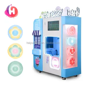 Professional Vertical Flower Sugar Cotton Candy Floss Machine New Self-Service Vending for Home Use Cotton Candy Maker