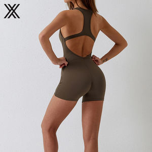 Tuta da donna primavera estate un pezzo di Yoga allenamento traspirante asciugatura rapida con retro cavo - Product Image 6