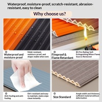 Panel de Pared Triangular Irregular de PVC, Estilo Moderno y Minimalista, Sin Pintura, Revestimiento de Pared DIY, Envío Rápido Directo de Fábrica