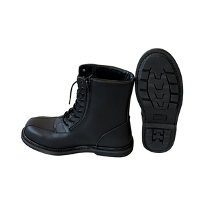 Stivali da lavoro di sicurezza allacciati da uomo di alta qualità in acciaio traspirante costruzione della punta in gomma resistente protettiva per la primavera autunno - Product Image 1