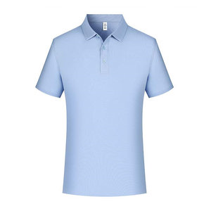 Polo personnalisé, couleur unie, polyester respirant, à porter au quotidien, manches courtes, uniformes de travail, vêtements de travail en groupe, été - Product Image 3