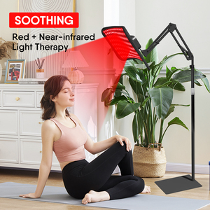 Rotlicht therapie für Körper, Infrarot-Lichttherapie-Panel-Lampe mit Ständer, 660nm und 850nm Nah infrarot licht gerät - Product Image 4