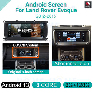 10.25 "Android 13 autoradio GPS Navi AutoRadio pour Land Rover Range Rover <span class=keywords><strong>Evoque</strong></span> 2012-2019 contrôle central Carplay sans fil - Product Image 4
