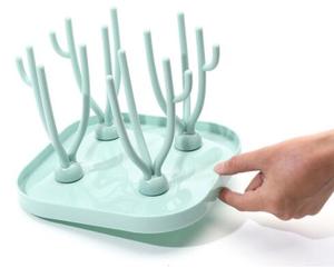 Cute Detachable Design Portable baby product plastic feeding bottle drying dryer rack baby bottle drying rack