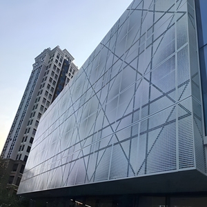 Panneau de mur rideau en aluminium professionnel anodisé anti-corrosion pour revêtement extérieur de bâtiment, taille personnalisable - Product Image 1