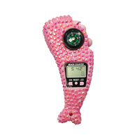 Zikrmatic Tasbeeh compteur mariage islamique Eid cadeau LED compteur de comptage avec cristal numérique Tasbih compteur affichage heure Date