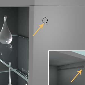 Interrupteur tactile LED à intensité variable ARTCILUX, norme européenne, DC12V/24V, charge maximale 60W, longueur de câble 1500mm, contrôleur d'éclairage pour ampoules/lampes - Product Image 3