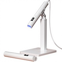 Lampe UV LED rechargeable miniature pour le séchage des ongles, avec rotation à 360° °   Écran d'affichage multifonction rotatif