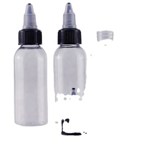 Hair Color Applicator <b>Squeeze</b> <b>Bottle</b> Transparent Oil <b>Bottles</b> for Hair PET <b>Plastic</b> Refillable <b>Bottles</b> With Twist Top Cap - Product Image 5