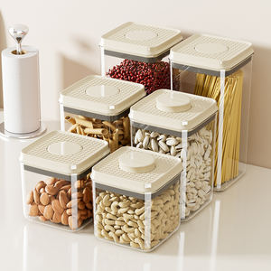 Bocaux de stockage en plastique de cuisine anti-poussière de qualité alimentaire conteneurs de bacs hermétiques scellant pour le conteneur de boîte de nourriture - Product Image 4