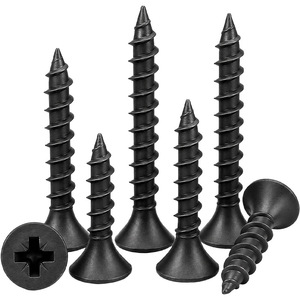 Tornillos Autorroscantes para Escalada M3 M4 M5, Cabeza Phillips, Acero al Carbono Oxidado y Anillado, para Decoración y Fijación de Madera - Product Image 1