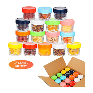 Bán Chạy Lọ <span class=keywords><strong>Mason</strong></span> 4Oz Có Nắp Nhựa Lọ Thủy Tinh Miệng Rộng Tròn Nhỏ Để Đựng Mứt Thạch Ớt Nước Sốt Dưa Muối Thực Phẩm - Product Image 6