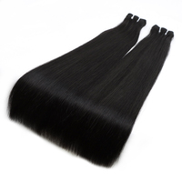 Lots de Cheveux en Gros, Extensions de Cheveux Humains Grade 12A Double Drawn, Couleur Noir Naturel, Cheveux Vierge Remy Lisses Comme des Baguettes