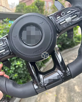 Volant AMG en fibre de carbone en promotion pour Mercedes Benz GLC, GLE, GLS, GLK, Classe W204, C63, W212, W218, W207, W172 – Cuir ajusté parfaitement