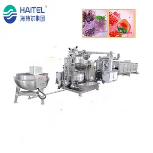Máquina de fabricación de dulces de gelatina, luteina de centro de máquina de llenado, funcional, totalmente automático, precio