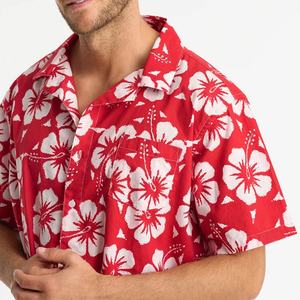 Designer Hawaiian <b>Shirts</b> High Quality Printed Soft and Skin-friendly <b>Shirts</b> OEM Linen Short Sleeve <b>Shirts</b> - Product Image 3