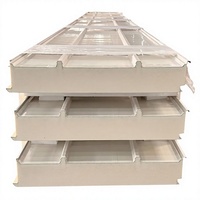 Panneau sandwich PIR écologique avec revêtement non métallique, résistant au feu et à l'eau, pour les murs extérieurs de construction, les entrepôts et les toitures
