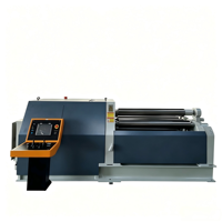 Máquina Laminadora de Placas Hidráulica de Cuatro Rodillos CNC Automática W12-12x2000, Laminadora de Chapa Metálica de Formación Única, Acero al Carbono, Acero Inoxidable
