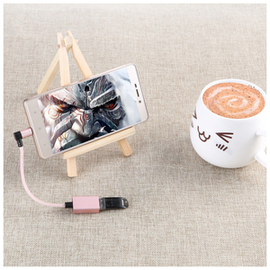Câble Micro <span class=keywords><strong>USB</strong></span> OTG à angle droit de 90 degrés, adaptateur Micro B vers <span class=keywords><strong>USB</strong></span> 2.0 plaqué or pour <span class=keywords><strong>smartphone</strong></span>, tablette, DAC, appareil photo, clavier MIDI - Product Image 4