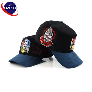Gorras Personalizadas QZFSO con Visera Curva, Gorra Deportiva de 5 Paneles sin Estructura, Gorras de Béisbol con Logotipo Bordado en 3D para Hip Hop Urbano - Product Image 1