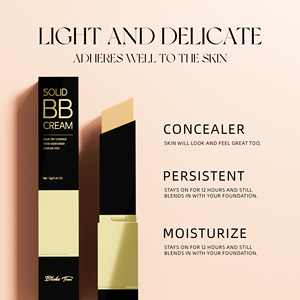Crème <span class=keywords><strong>BB</strong></span> solide Blithe Time 12g format voyage, lisse et facile à estomper, offre une couvrance longue durée pour un look de maquillage de base - Product Image 4