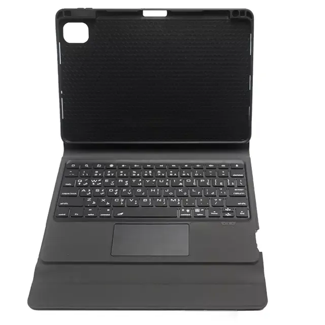 Casing Keyboard Tablet, untuk Xiaomi Mi Pad 5 Pro/6 Pro 11 inci dengan Keyboard Touchpad sesuai dengan bahasa Jerman Thai bahasa Arab Jepang