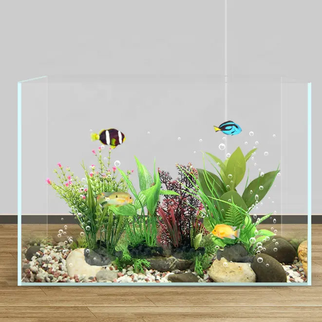 Fish Tank Aquatic Flower Four Piece Set Set For Small Fish Tank Quick Set