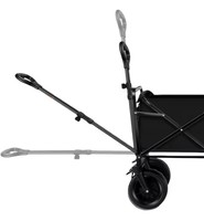 Chariot de camping pliable avec table intégrée pour pique-nique et livraison, idéal pour l'extérieur