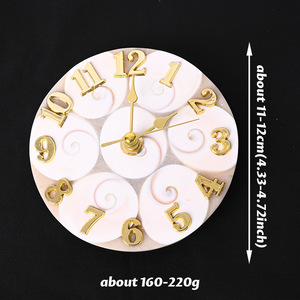 Ornements en <span class=keywords><strong>pierre</strong></span> rugueux en <span class=keywords><strong>pierre</strong></span> allongée naturelle, <span class=keywords><strong>pierre</strong></span> <span class=keywords><strong>de</strong></span> <span class=keywords><strong>lune</strong></span> <span class=keywords><strong>de</strong></span> jade <span class=keywords><strong>de</strong></span> Shell d'horloge - Product Image 3