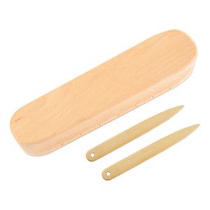 Ensemble de pinces à coudre en bois et de retourneurs de points en bambou - Product Image 1